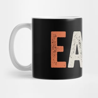 Bass Player Gift - Distressed Retro Vintage EADG 4-String Mug